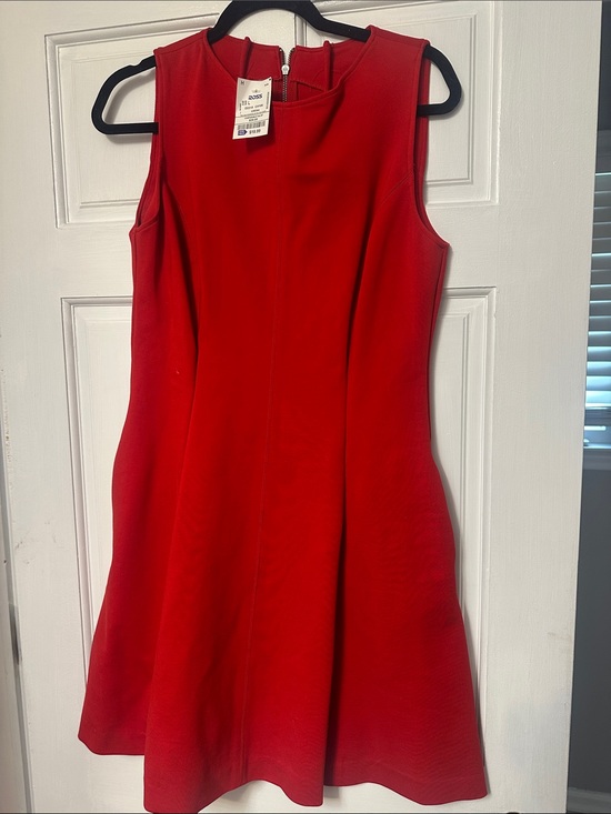 SPANX Dresses & Skirts - SPANX Bold Red Sleeveless Fit-and-Flare Mini Dress